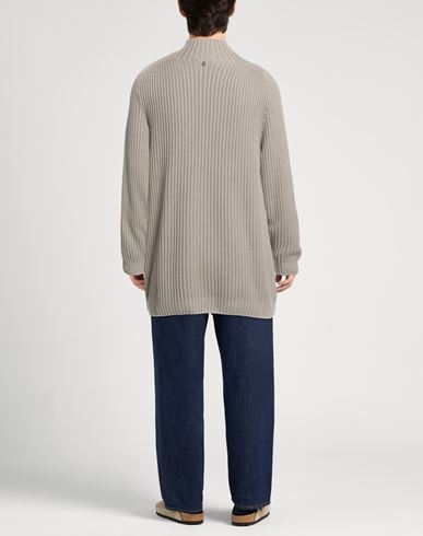 Man Turtleneck Sand Size 44 Wool