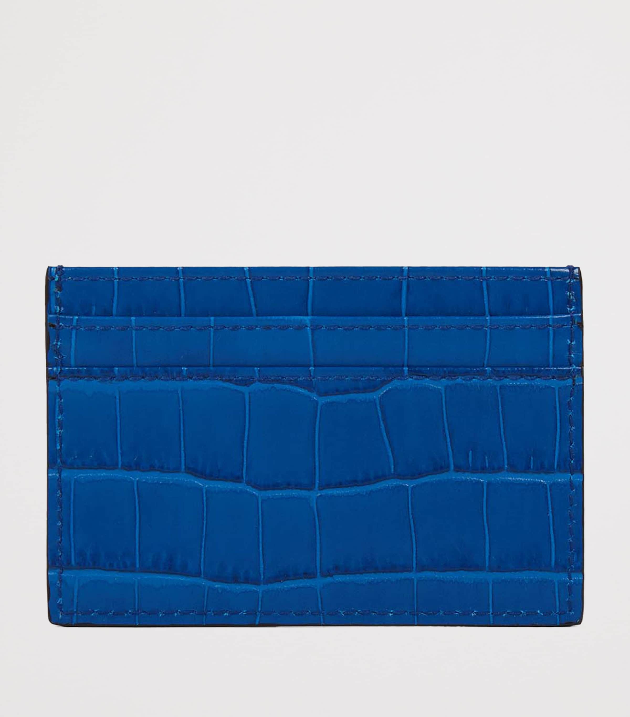 Smythson Leather Mara Flat Card Holder