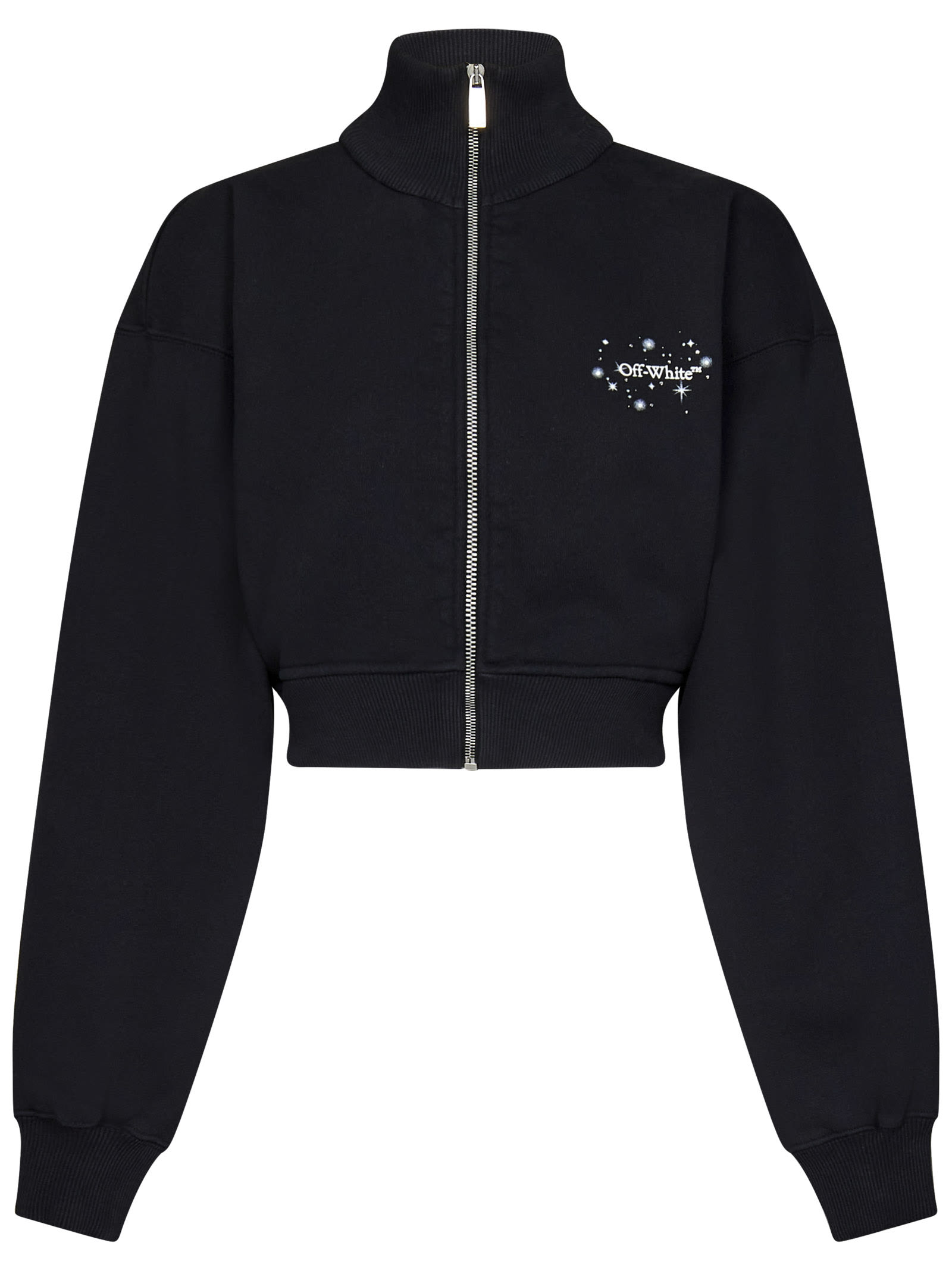 Arrows cropped sweatshirt - Black