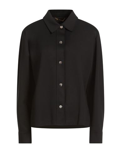 Woman Shirt Black Size 8 Polyamide, Cotton, Elastane