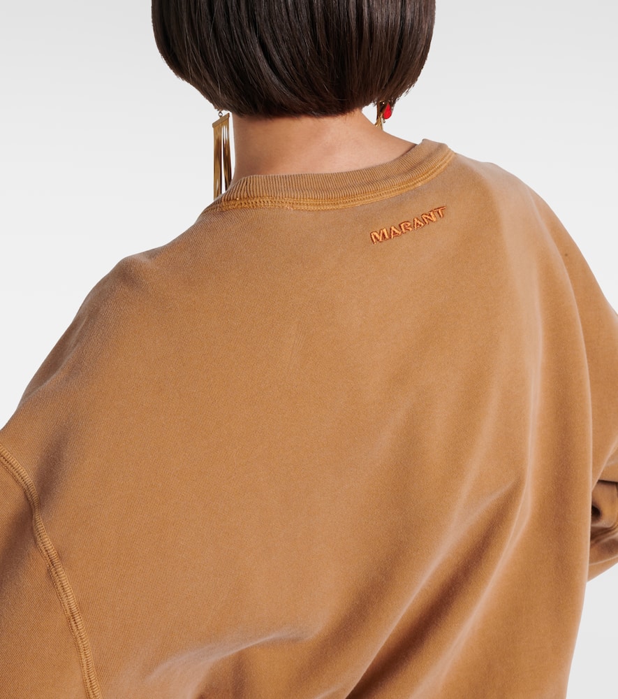 Pipper gathered cotton sweatshirt dress