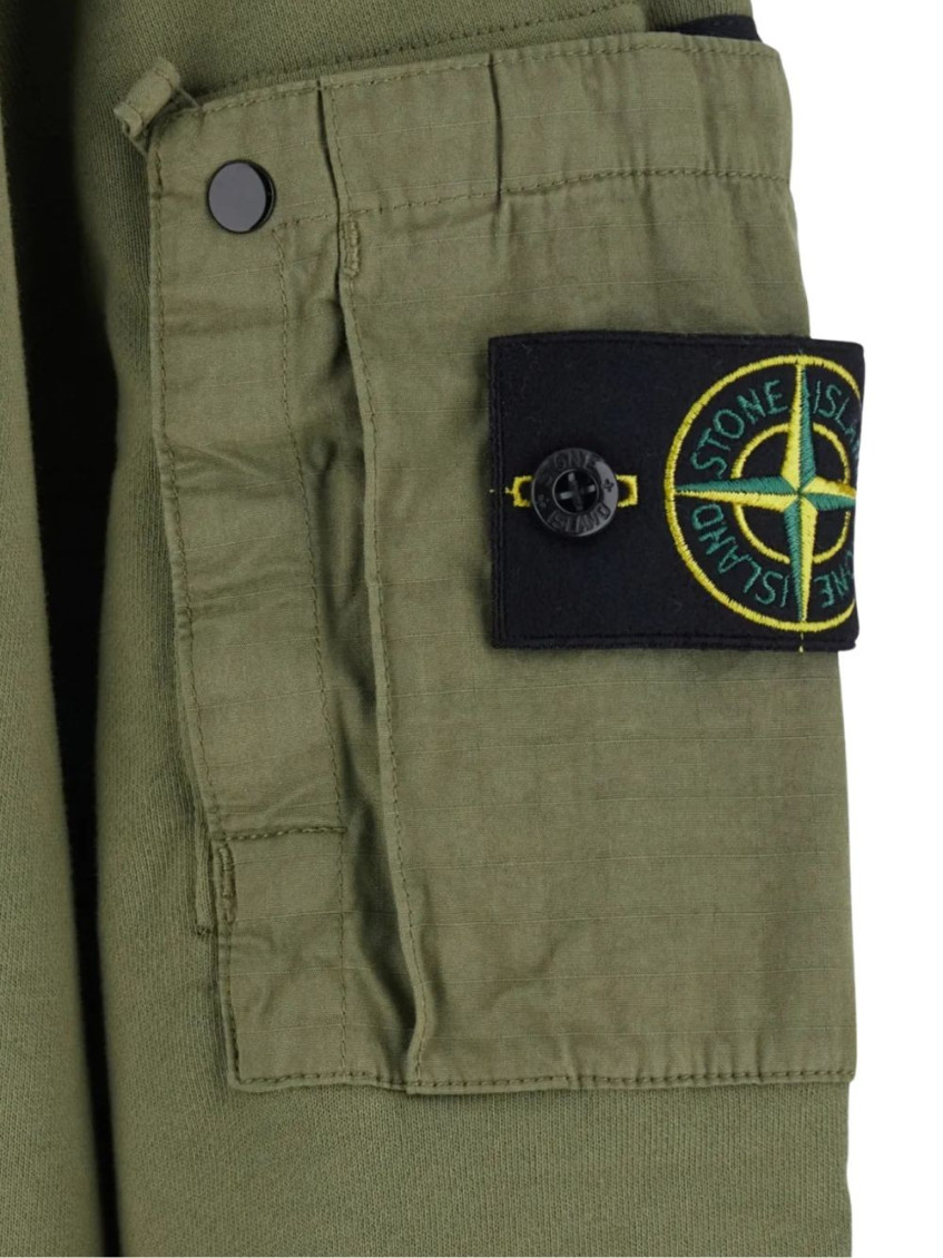 Stone Island - sweatshirt crew neck cotton sleeve pocket