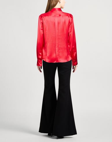 Woman Shirt Red Size 6 Silk