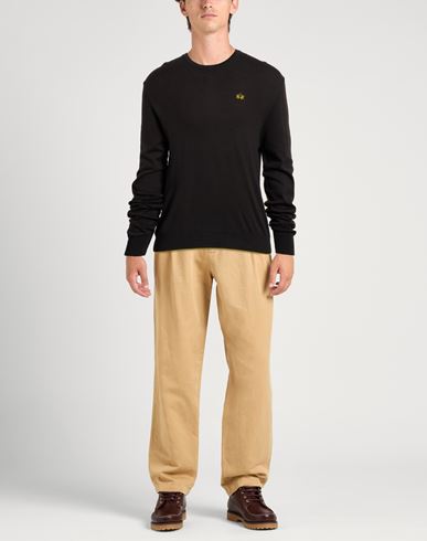 Man Sweater Black Size 3XL Acrylic, Cotton, Wool