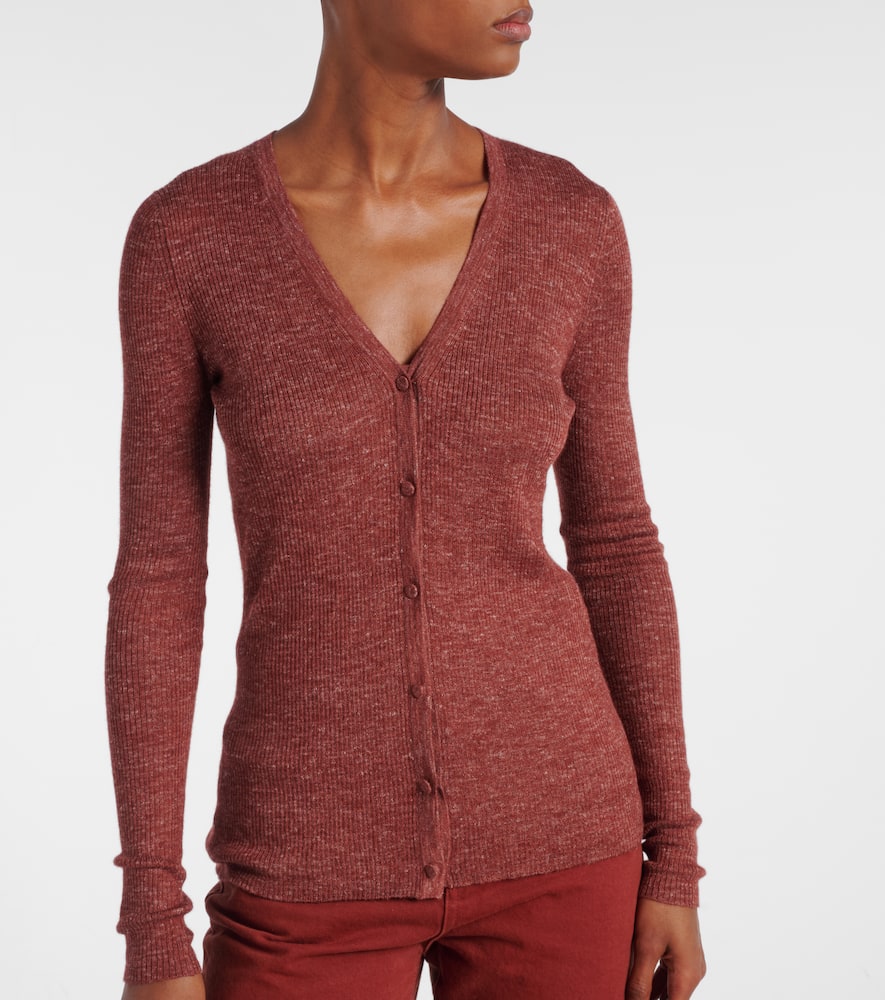 Aiste cashmere, silk, and hemp cardigan