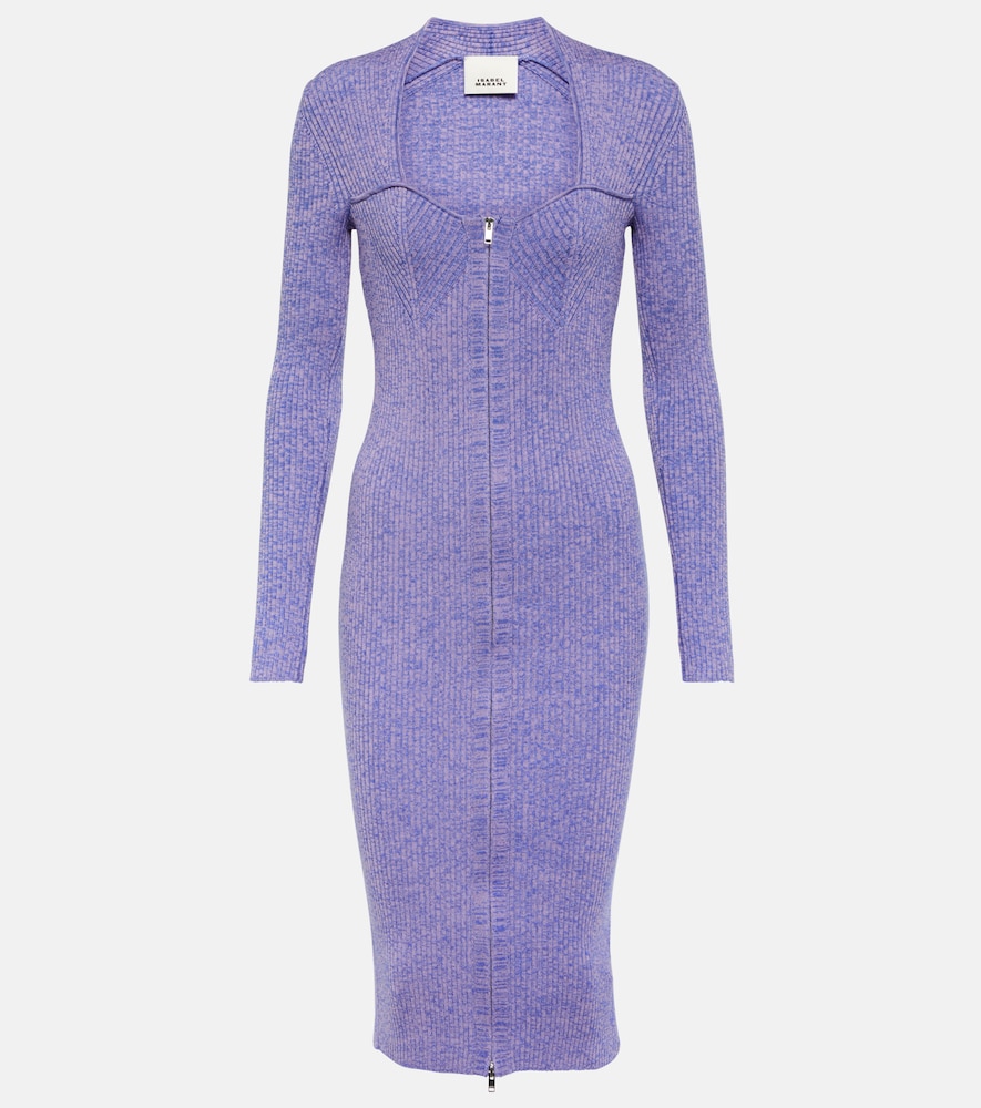 Isabel Marant Zael wool-blend midi dress