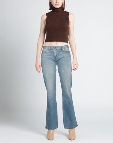 Woman Jeans Blue Size 30 Cotton, Elastane