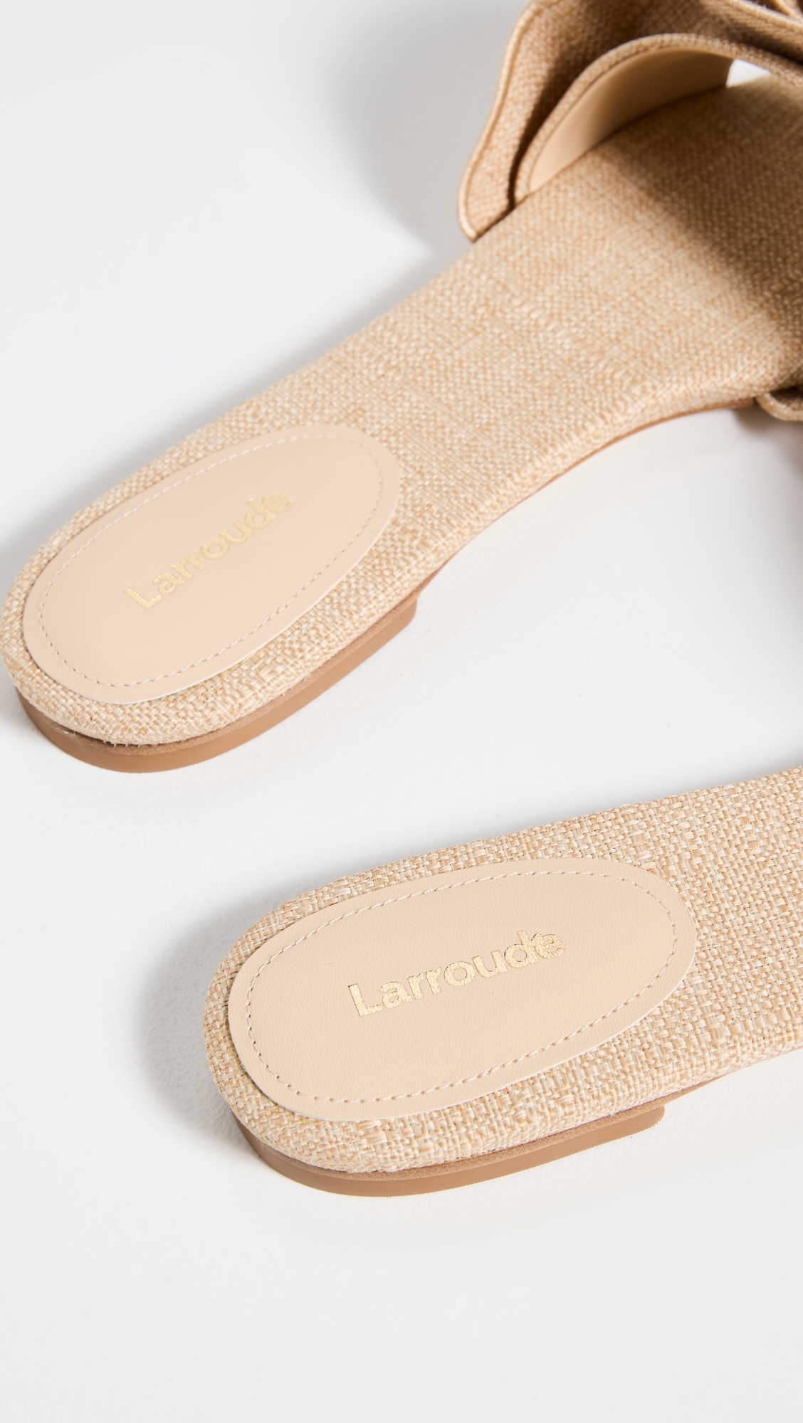 Ivy Ruffle Sandals Beige/Beige