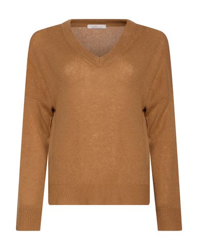 Woman Sweater Camel Size 6 Cashmere