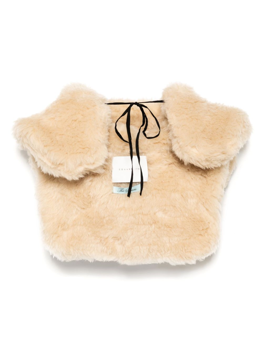 Cropped cape - Brown
