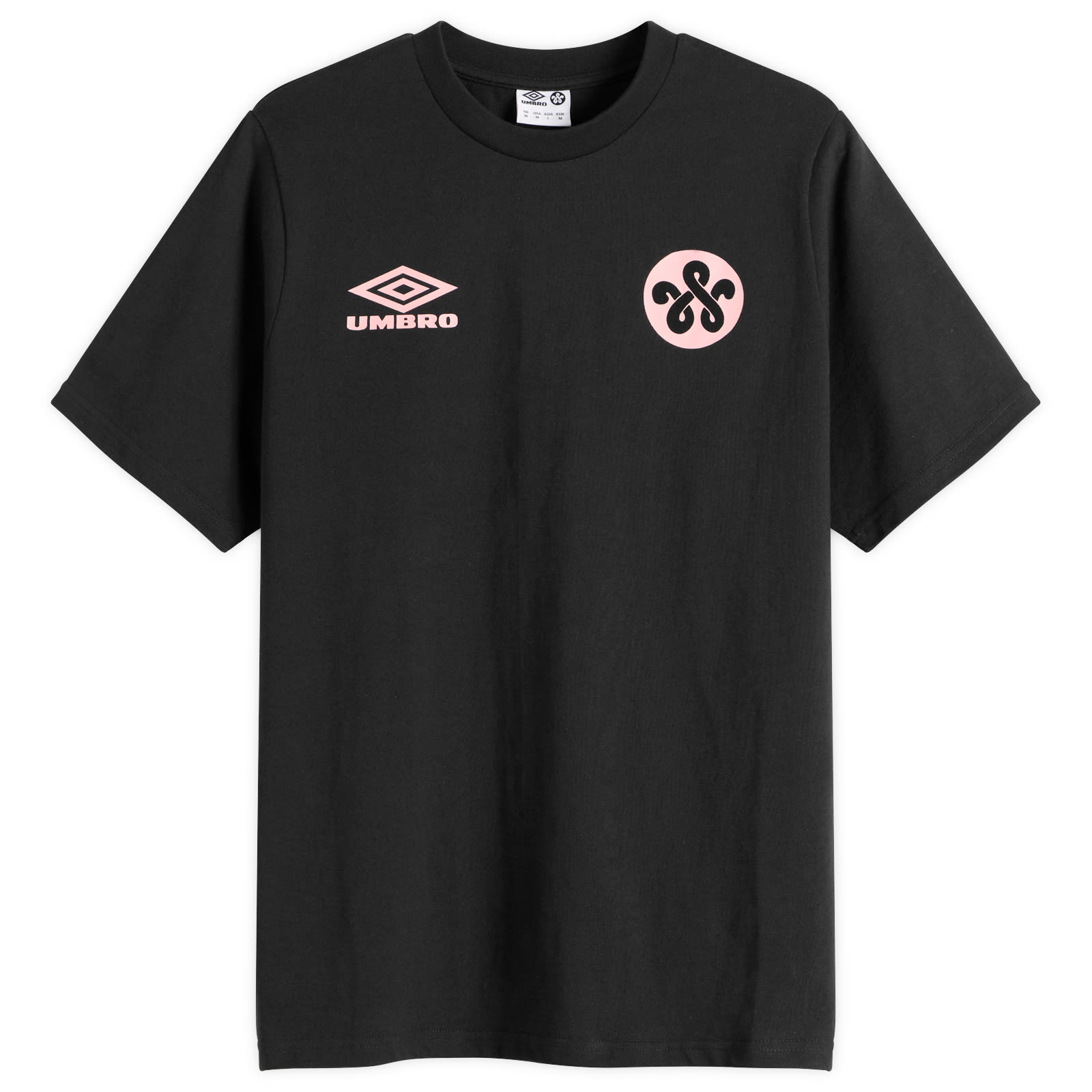 Men's x WOEI Logo T-Shirt Black/Pink