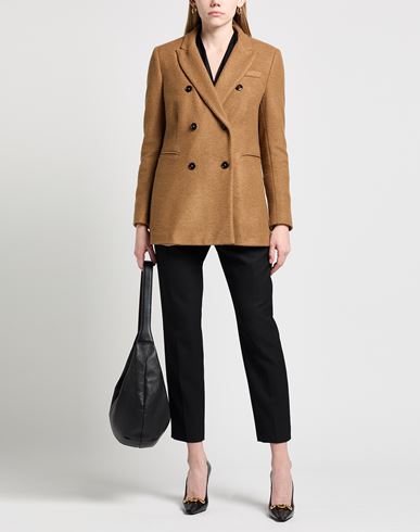 Woman Blazer Camel Size 6 Polyester, Wool, Acrylic