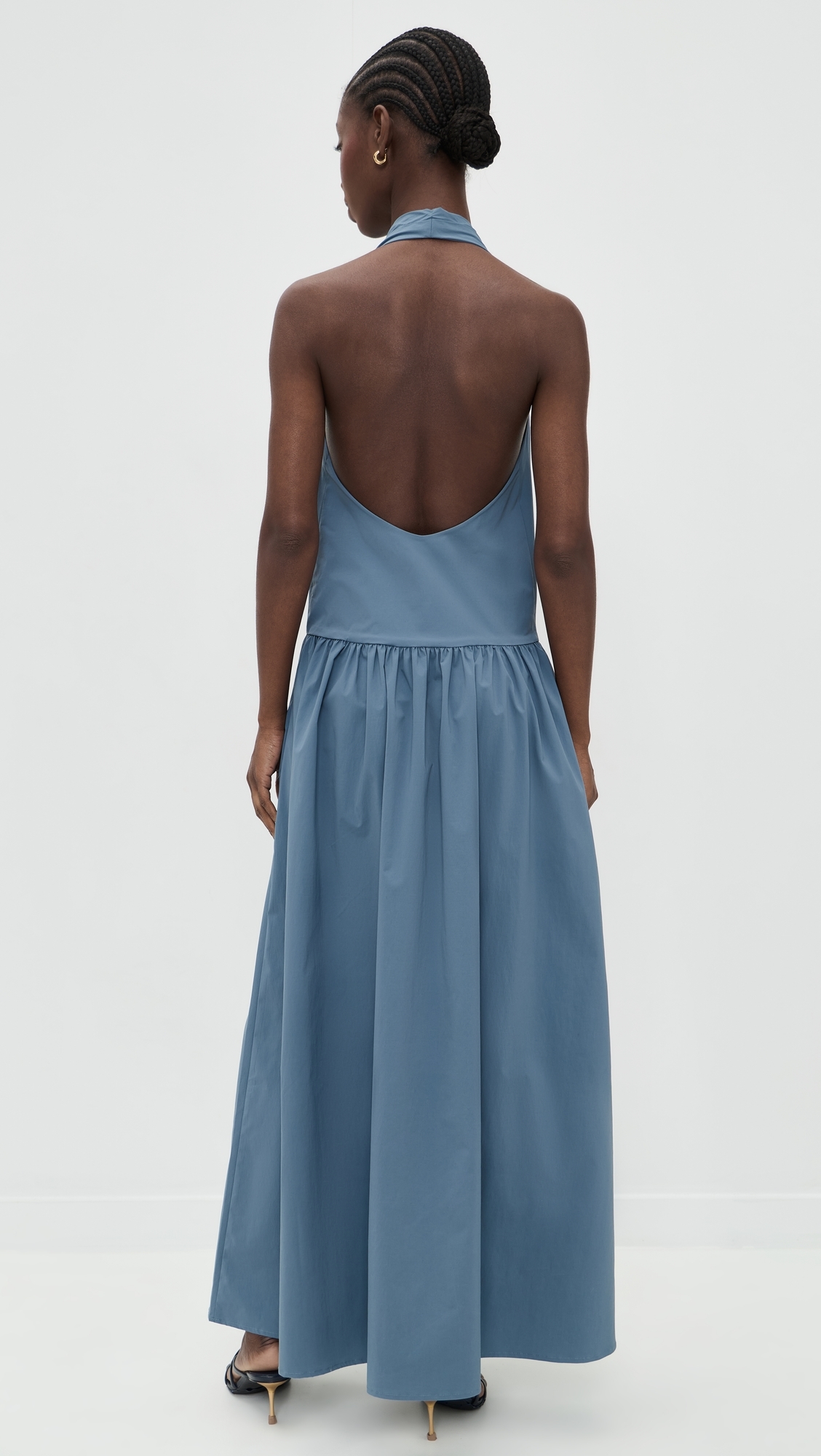 Dante Maxi Dress Steel Blue