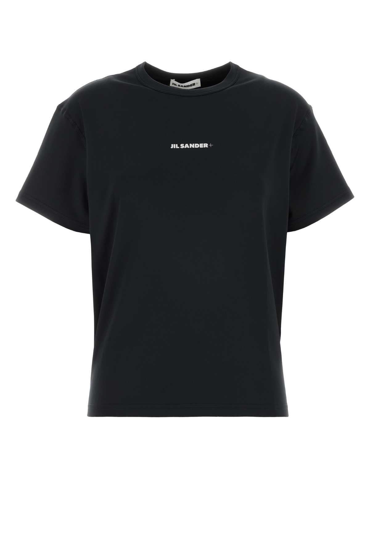 Logo-Embroidered Stretch Polyester T-Shirt — Black