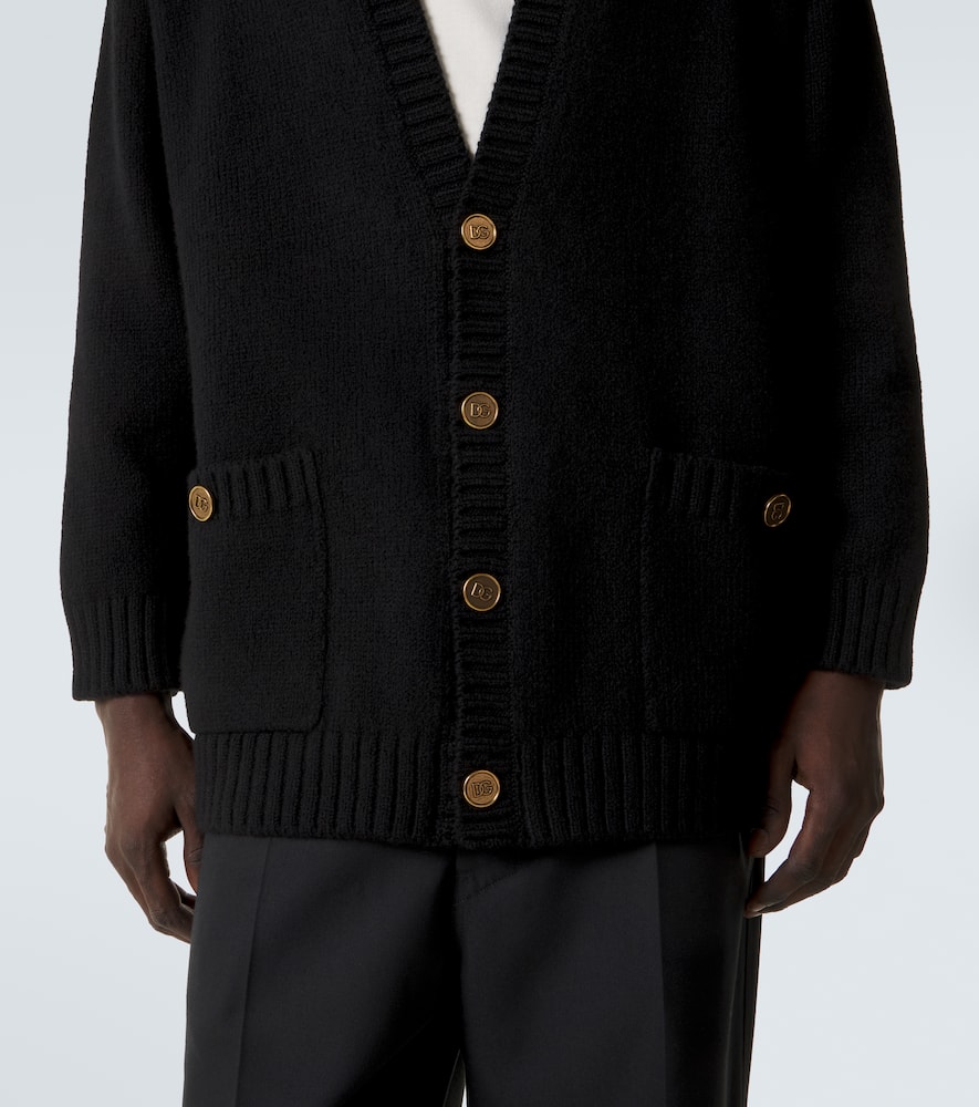 DG wool-blend cardigan
