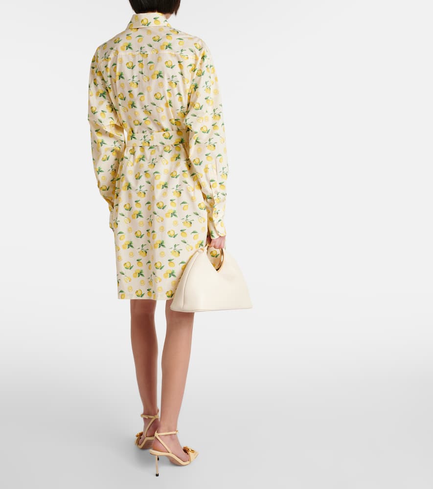 Boero printed cotton shirt dress
