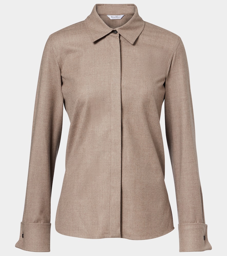Tebaide cashmere-blend shirt