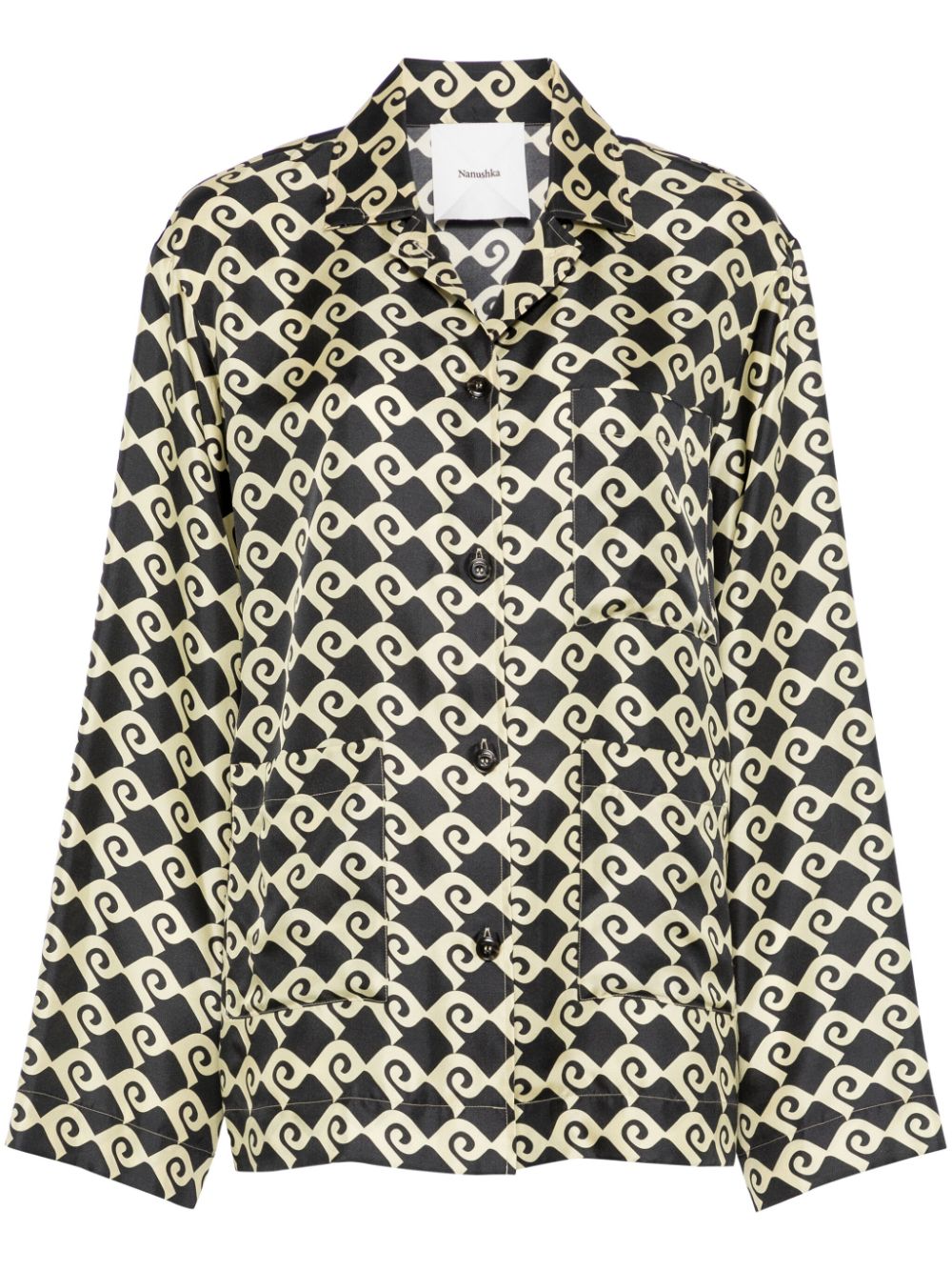 Geometric shirt - Black