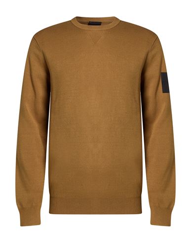 Man Sweater Khaki Size S Recycled viscose, PBT