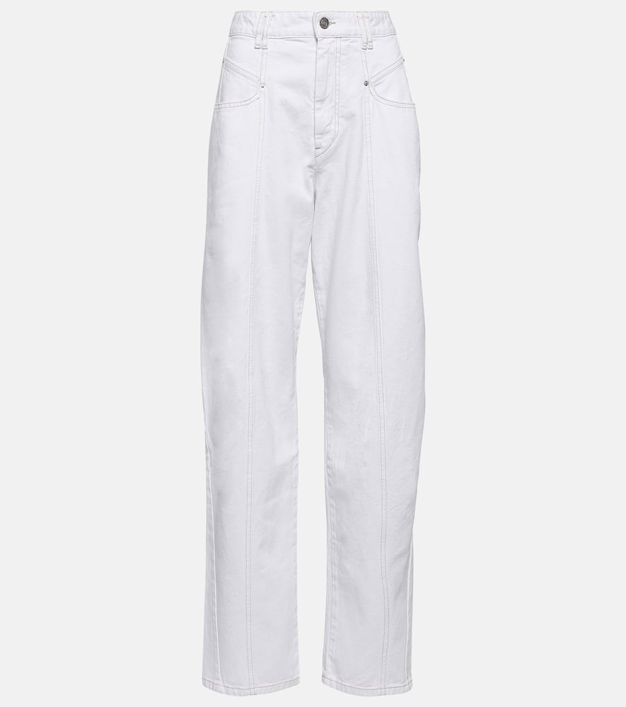 Vetan high-rise wide-leg jeans