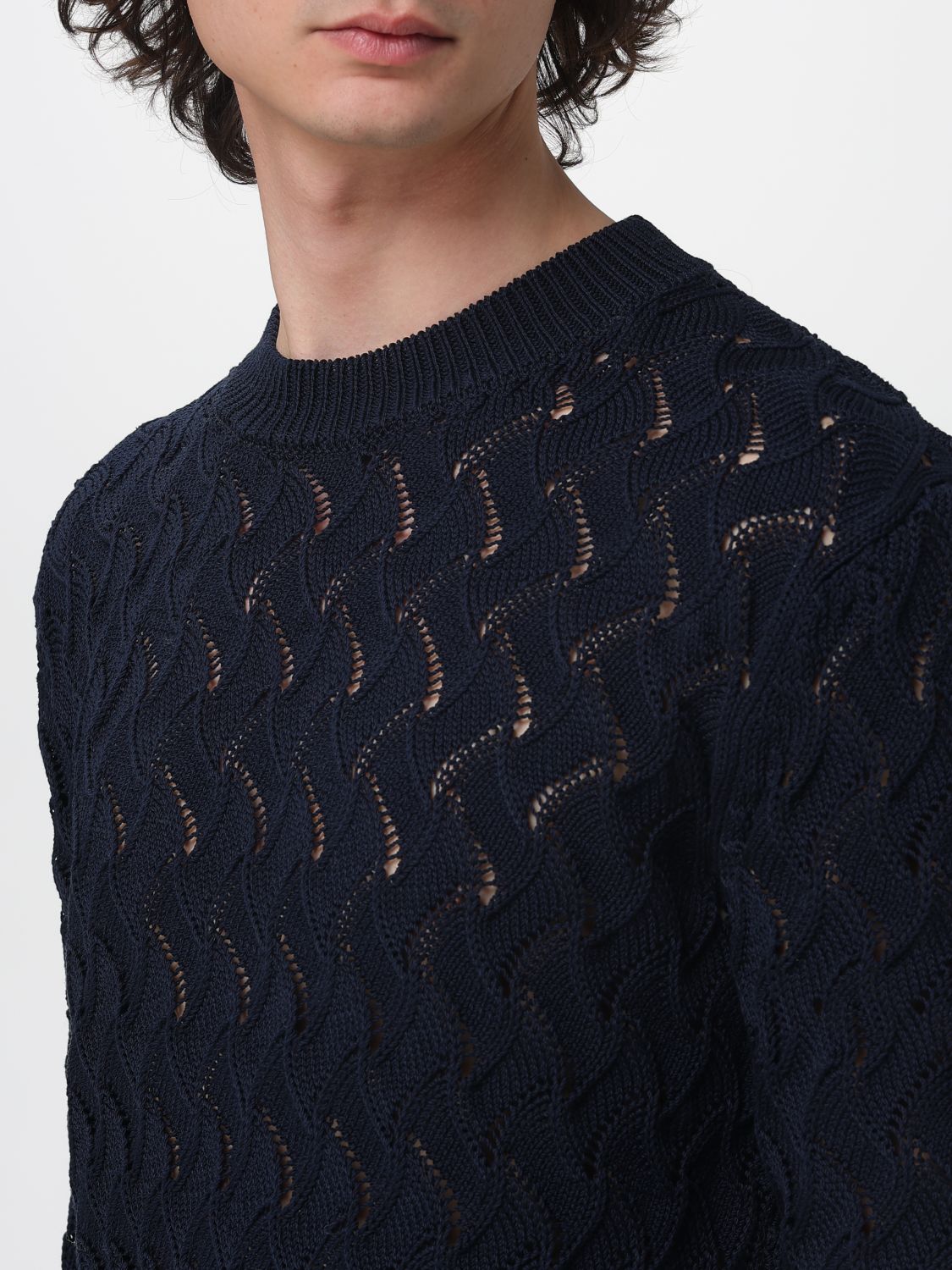Sweater Men color Blue