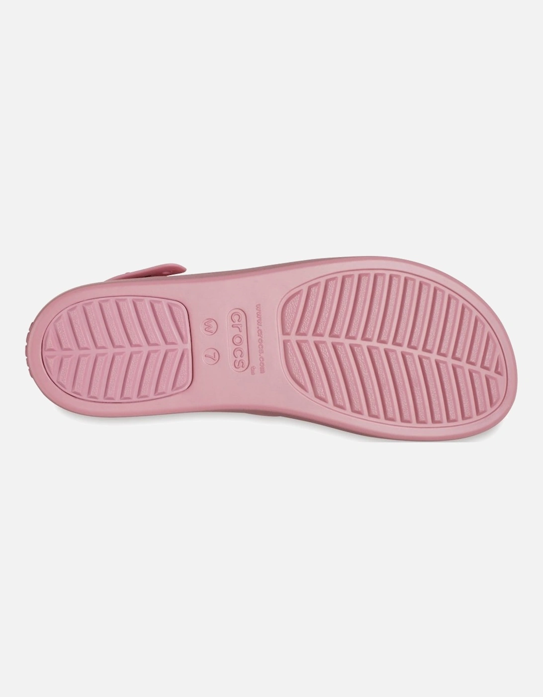 Crocs Women's Brooklyn Woven Womens Low Wedge Sandals - Pink