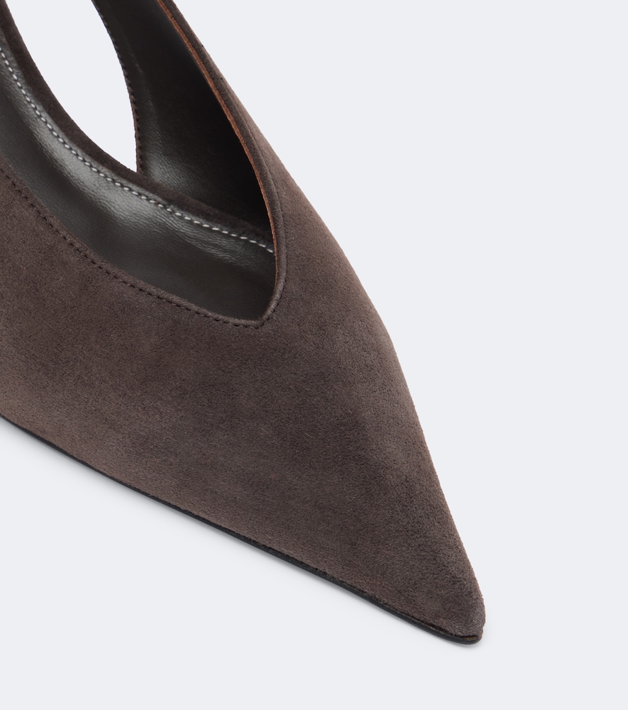 Suede wedges