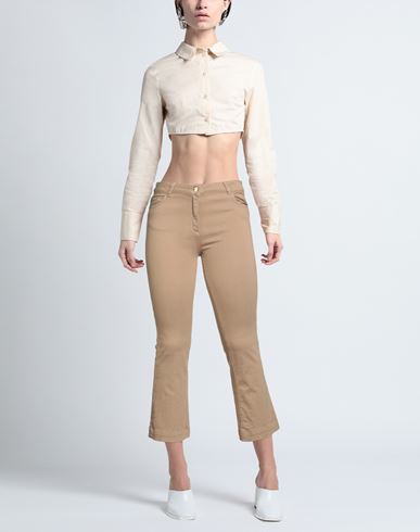 Woman Jeans Sand Size 29 Cotton, Elastomultiester, Elastane