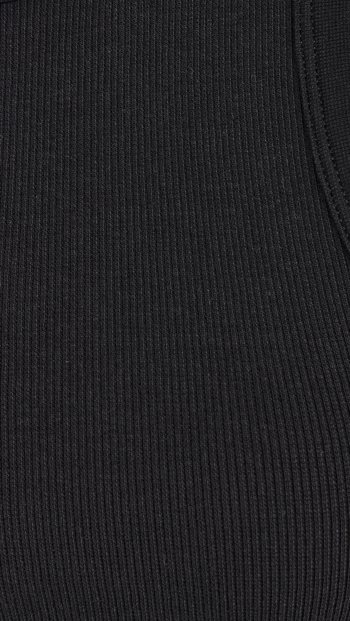 The Not So Basic Crop Tank Black