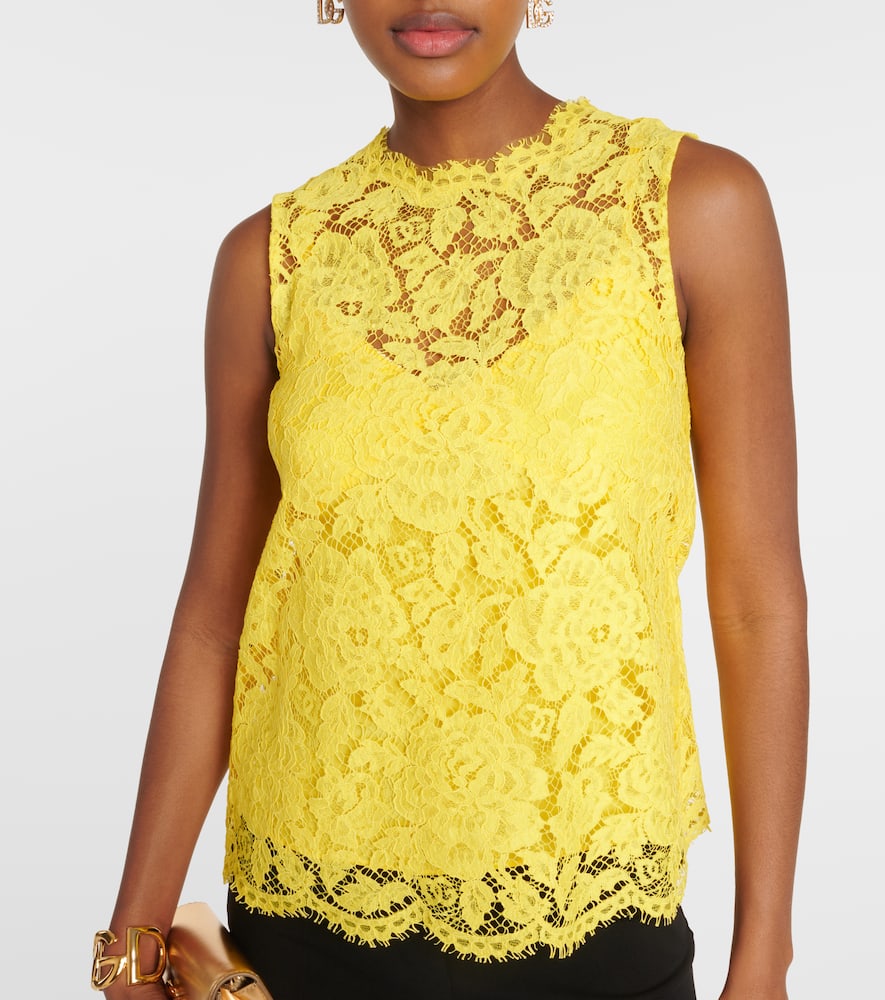 Floral lace top