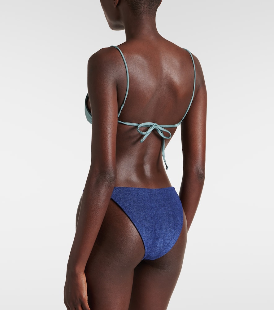 Via triangle bikini top