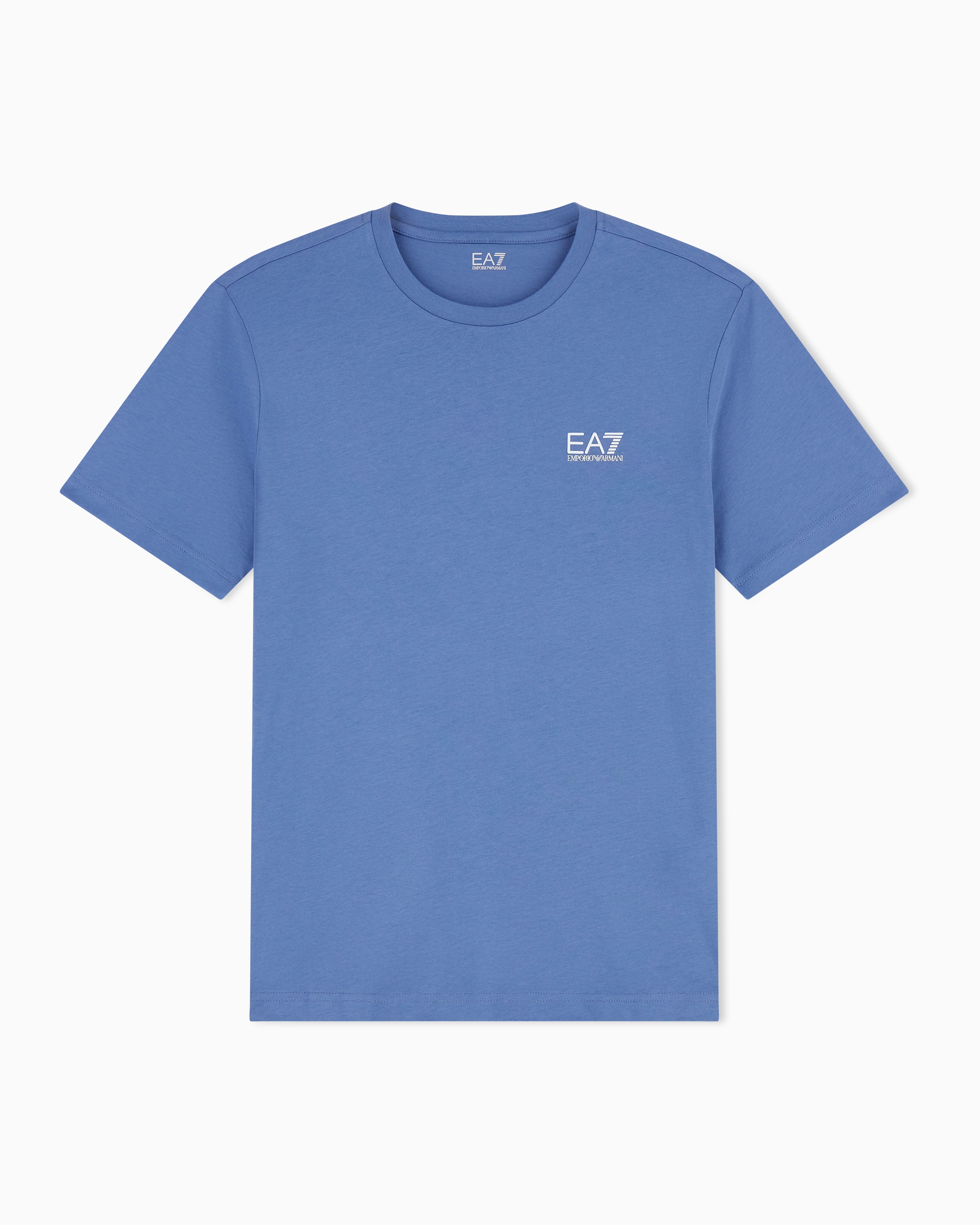Cotton shirt in Pima jersey with crew neck Core Identity