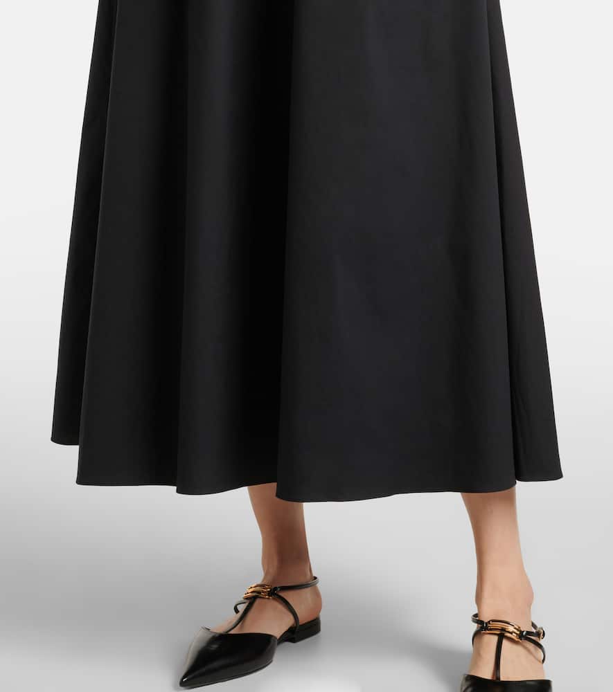 Clea cotton-blend poplin maxi dress