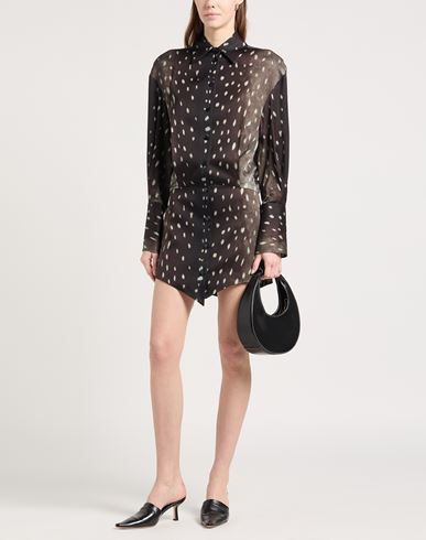 Woman Mini dress Dark brown