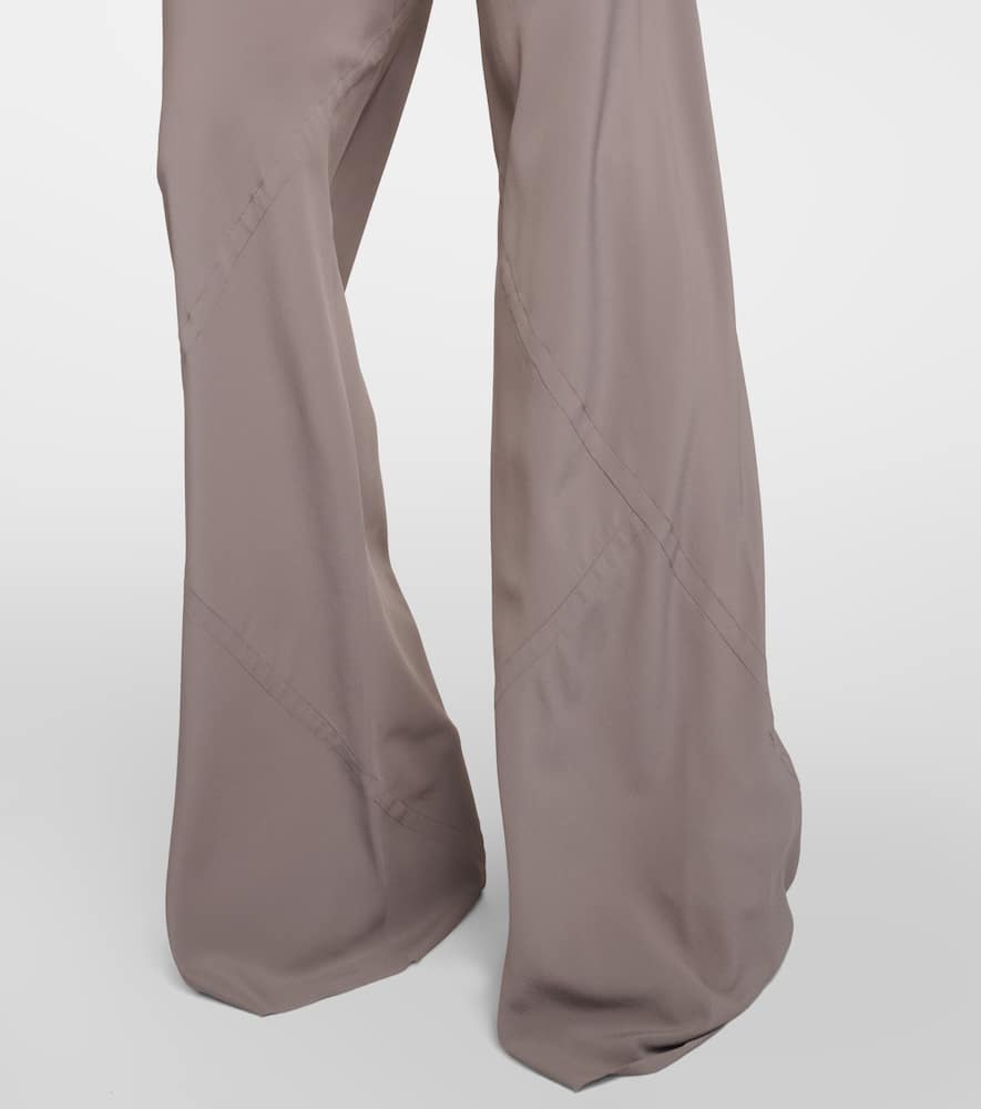 Crêpe wide-leg pants
