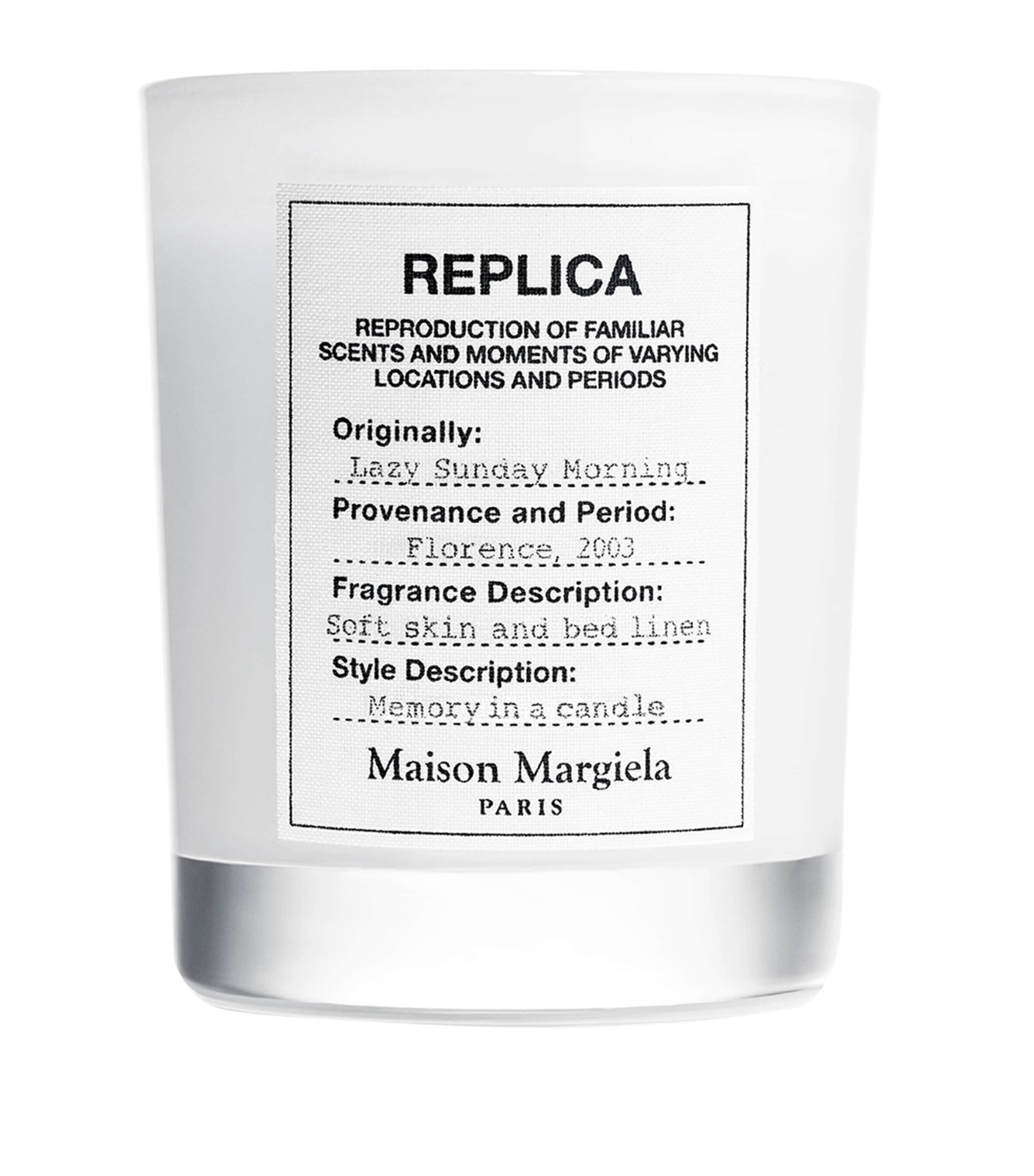 Replica Lazy Sunday Morning Candle