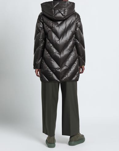 Woman Puffer Taupe Size 6 Polyamide