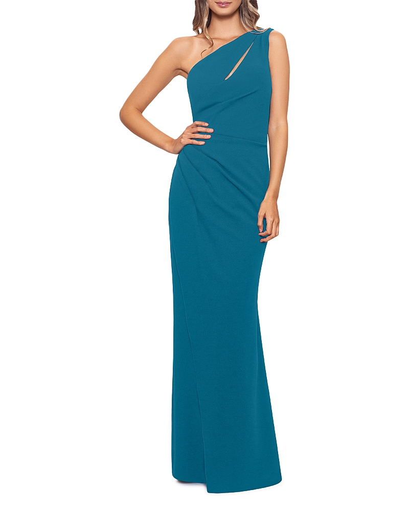 Cutout One Shoulder Gown - Exclusive
