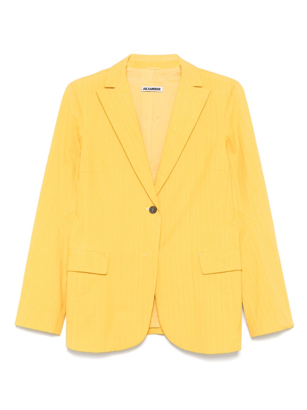 2010s striped blazer - Yellow