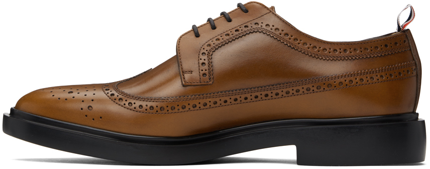 Thom Browne Brown Longwing Brogue Oxfords