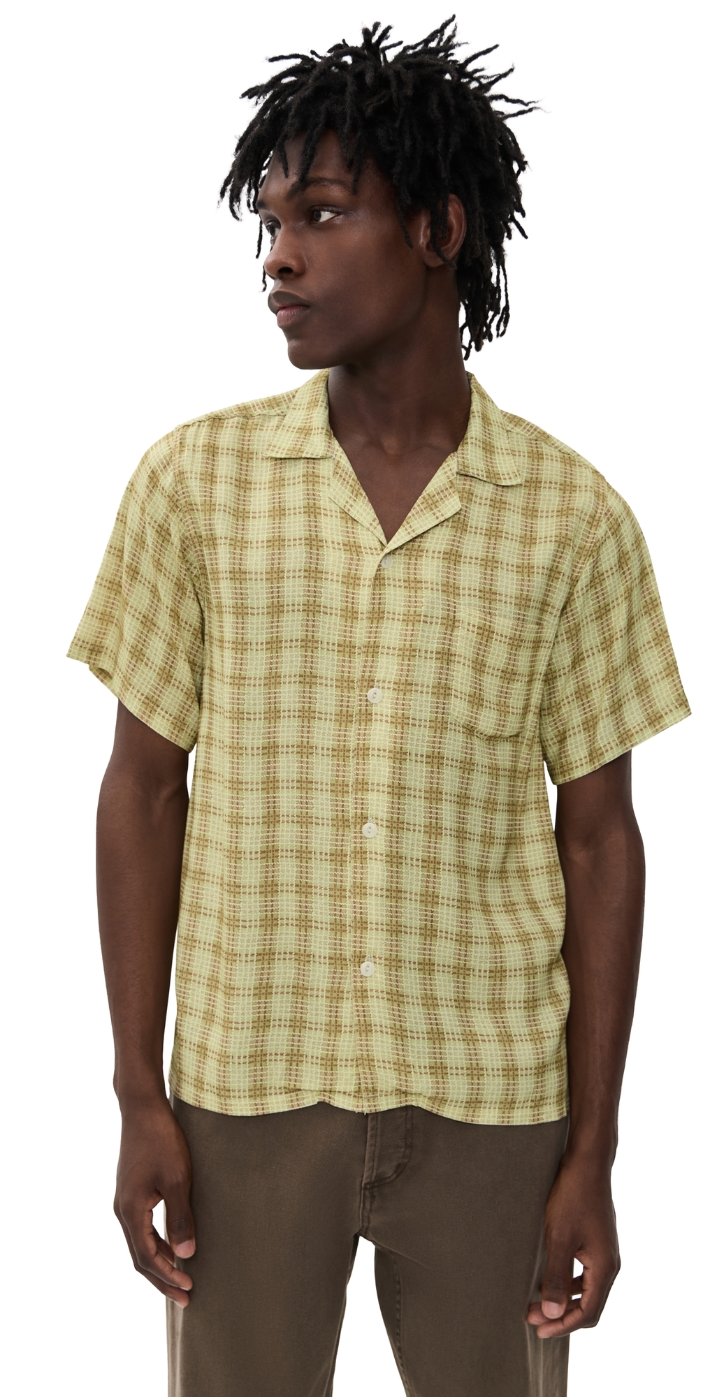 Tartan Camp Shirt Citrus