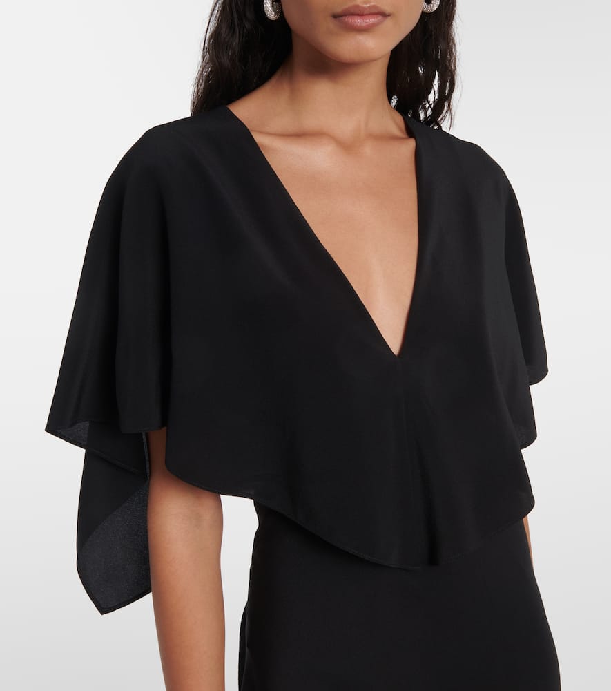 Silk maxi dress