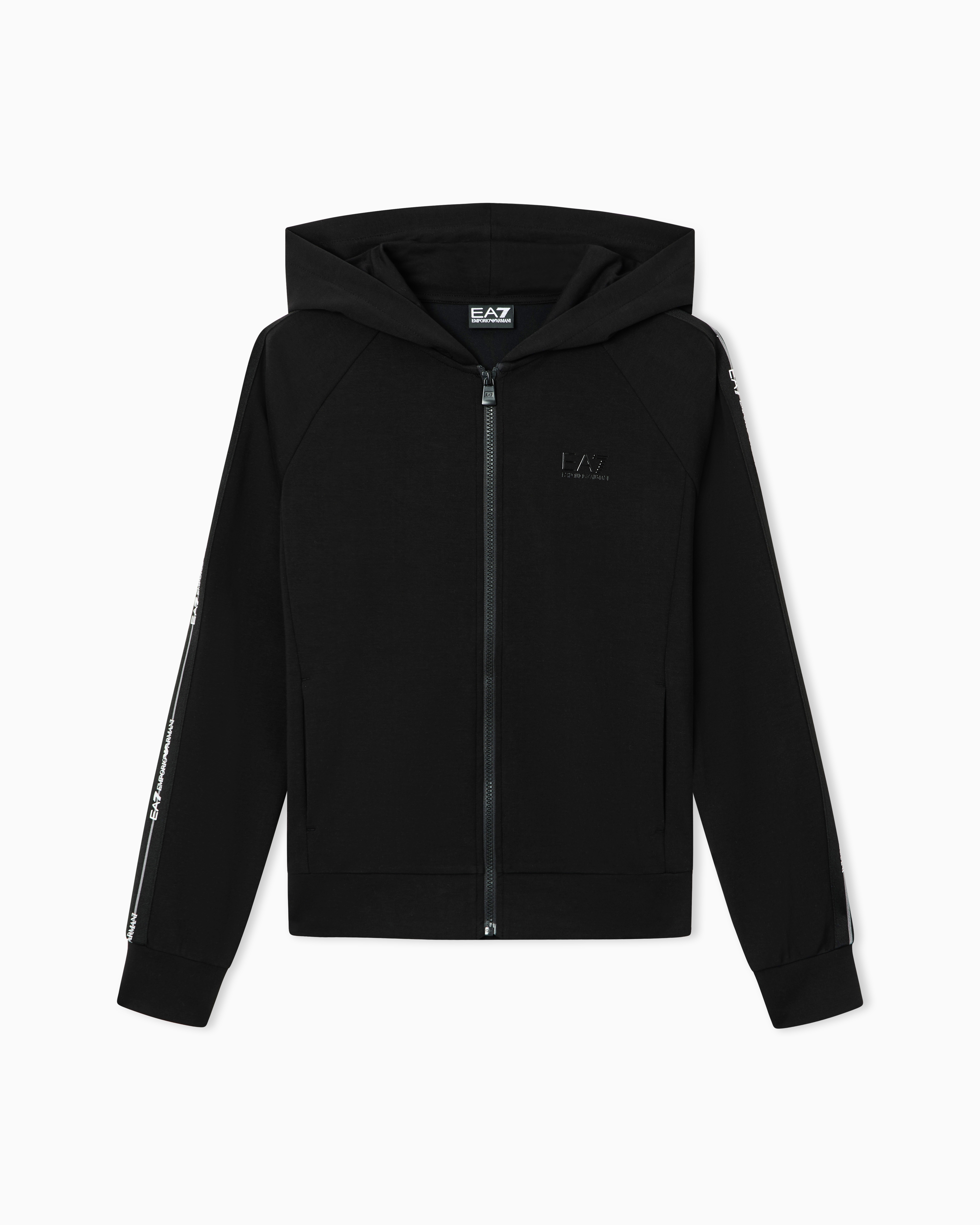 Logo Series cotton-jersey hooded sweatshirt