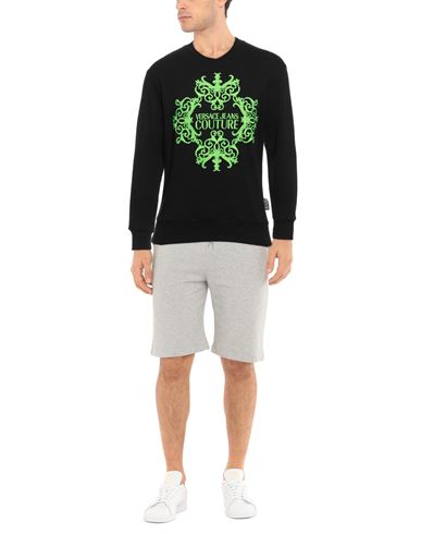 Man Sweatshirt Black Size M Cotton