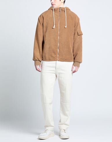 Man Jacket Camel Size S Polyester, Polyamide