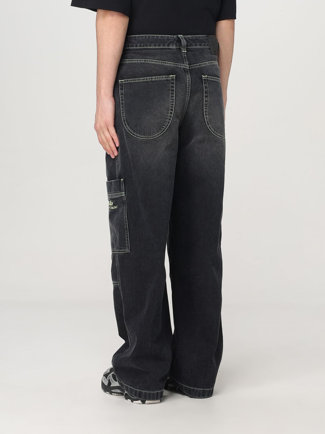 Jeans OFF-WHITE Men color Black