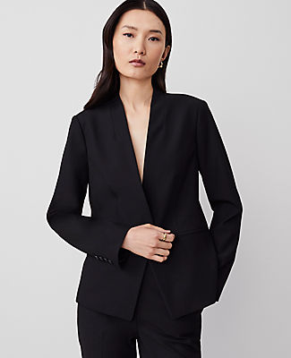 Ann Taylor The Cutaway Blazer in Bi-Stretch