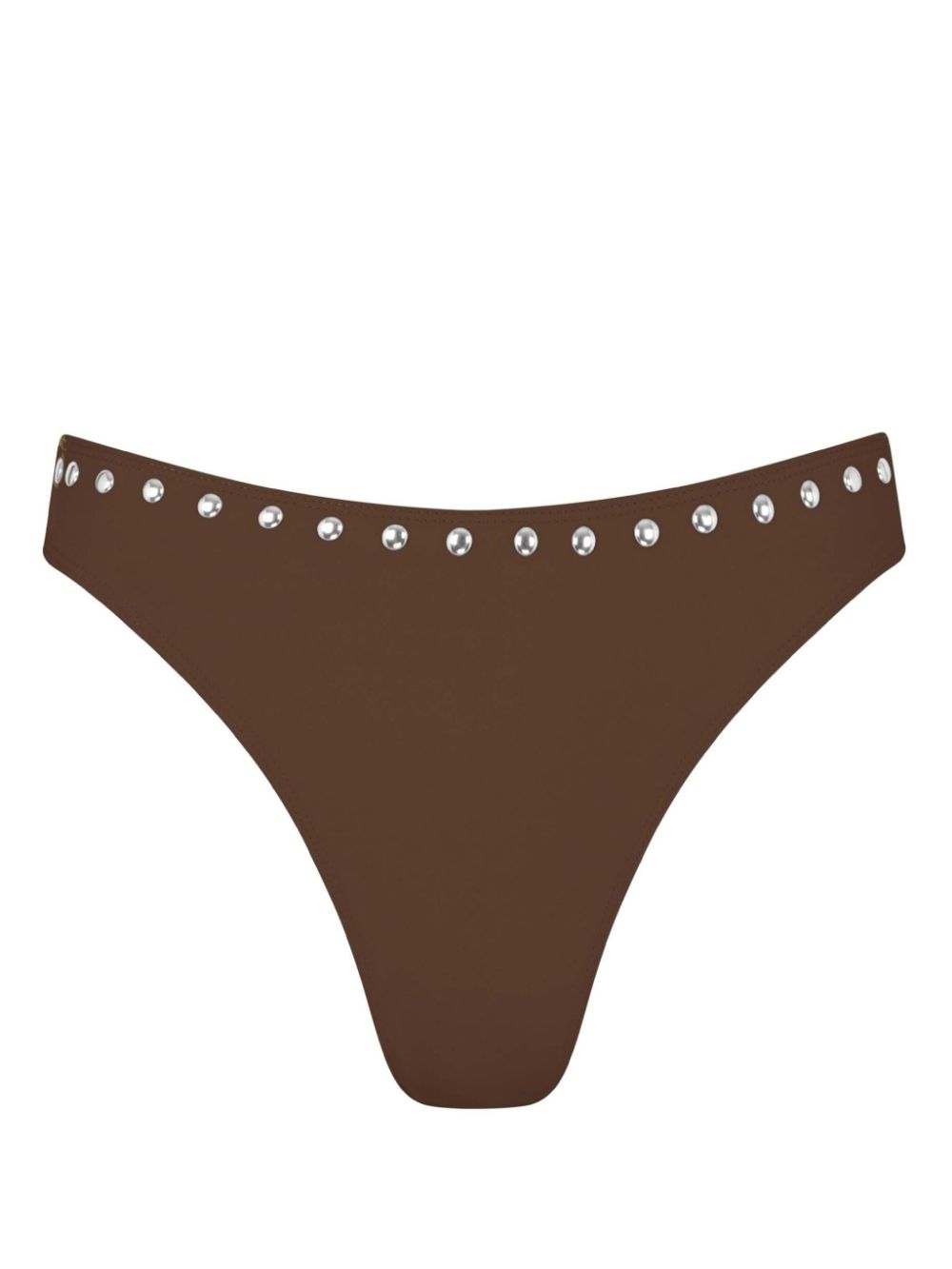 Studded bikini bottoms - Brown