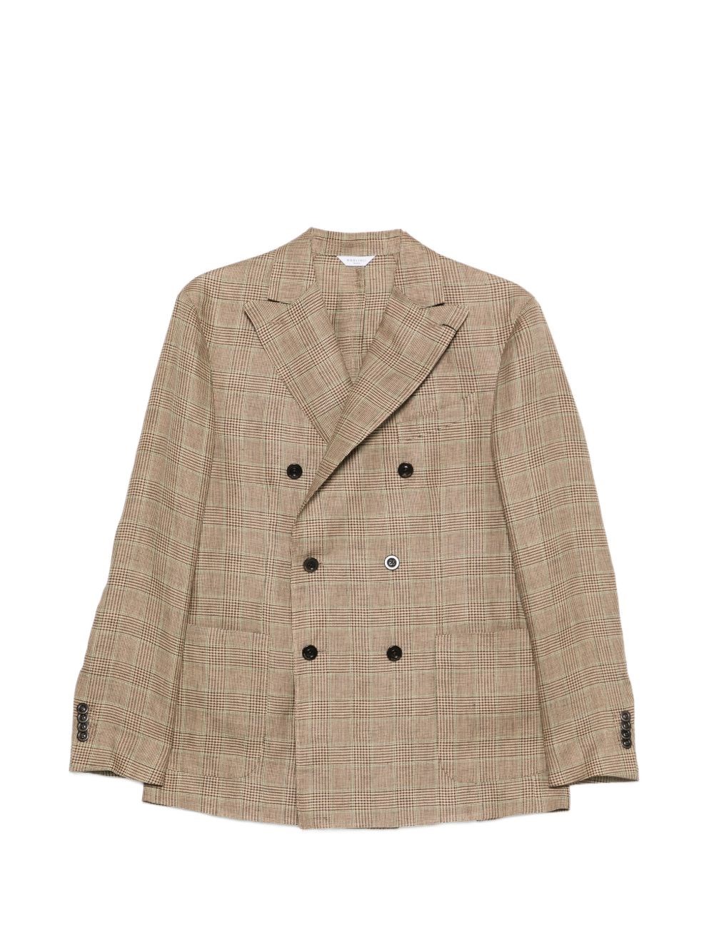 Linen Double-Breasted Jacket