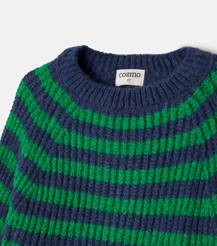Striped knitted sweater